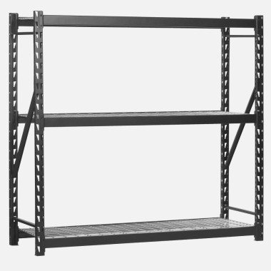 Edsal 3-tier free-standing shelves